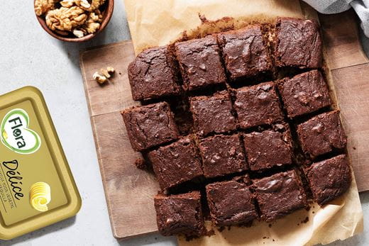 recipe image Brownies de chocolate veganos