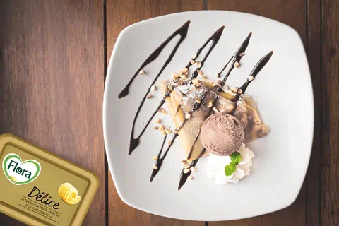 recipe image Crepes con helado