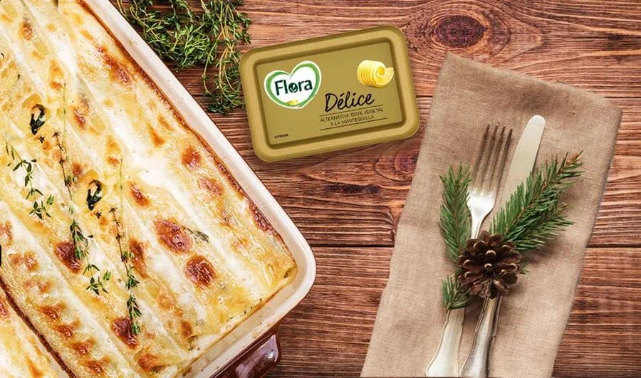 recipe image Canelones de carne y espinacas con bechamel