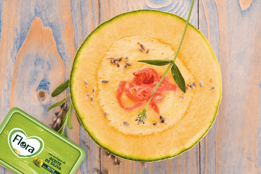 recipe image Sopa de melón con jamón