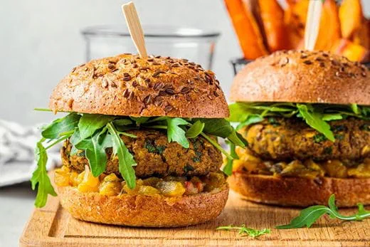 recipe image Receta Hamburguesa vegana de garbanzos